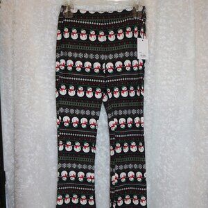 Kohl's Snowman man leggings size xs nwt